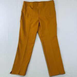Chicos Women's Juliet Pull On Slim Ankle Pants Gold Size 1 (M/8)‎